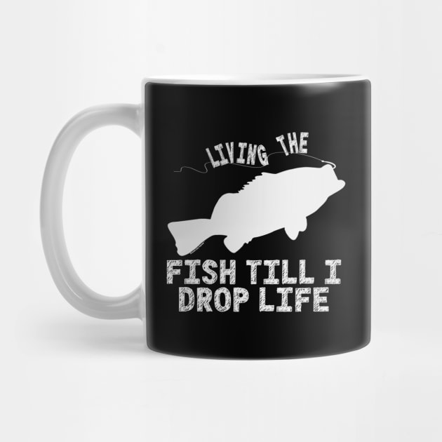 Living The Fish Till I  Drop Life - Ocean Life Squad® by Rosemarie Guieb Designs